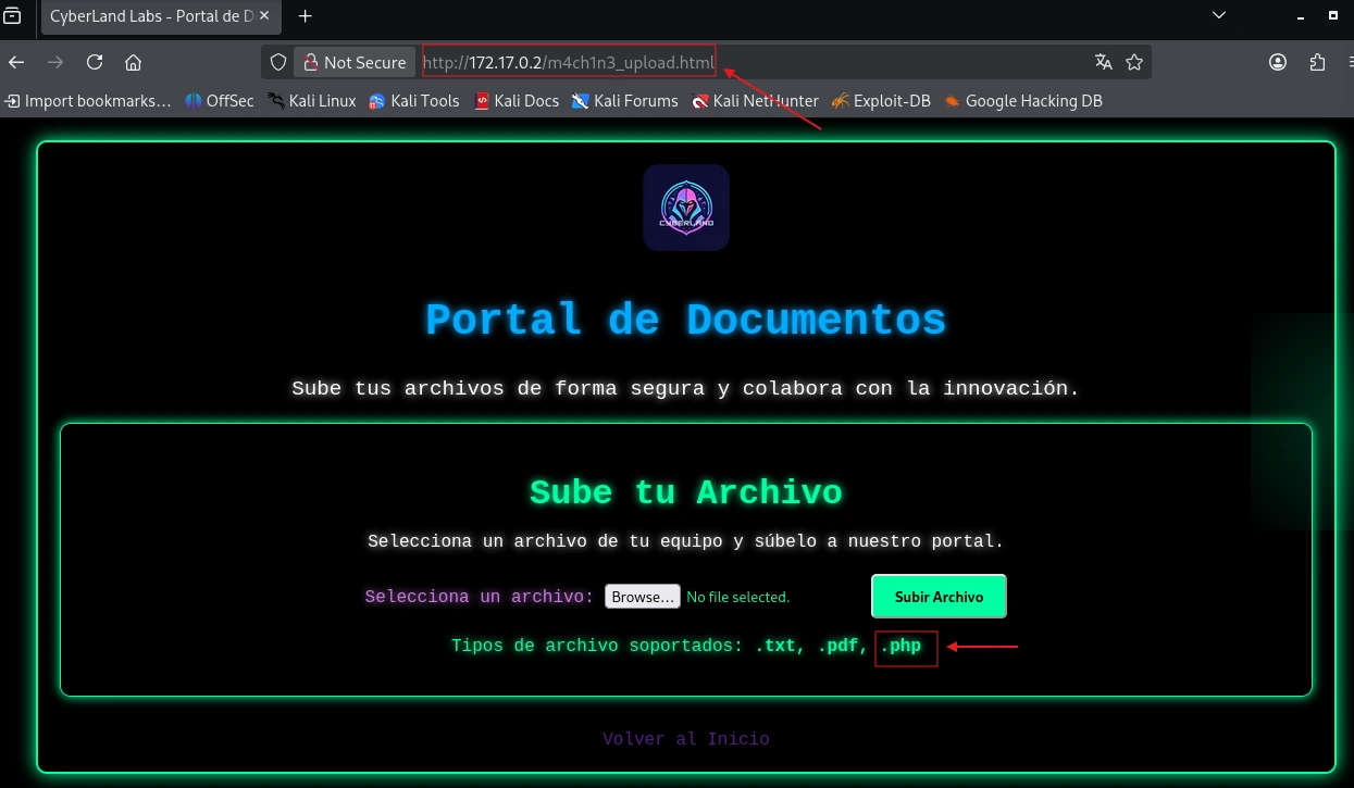 Formulario web